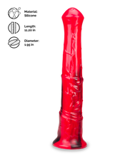 Load image into Gallery viewer, Horse suction cup animal dildo
