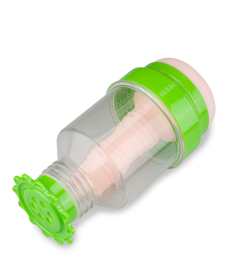 Hot and cold silicone water masturbator