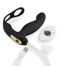 Load image into Gallery viewer, Hubert prostate massager with cock rings