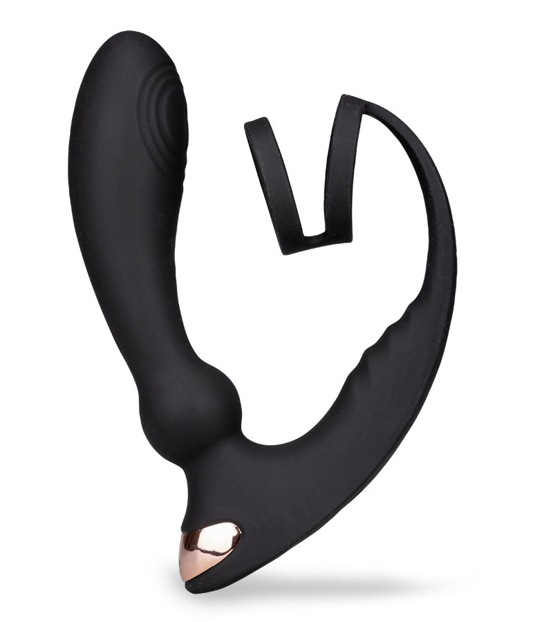 Hutter prostate massager with cock ring