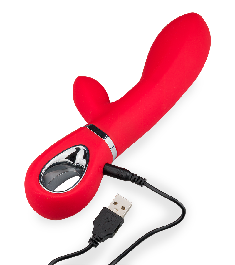 Hydrangea soft and comfortable rabbit vibrator