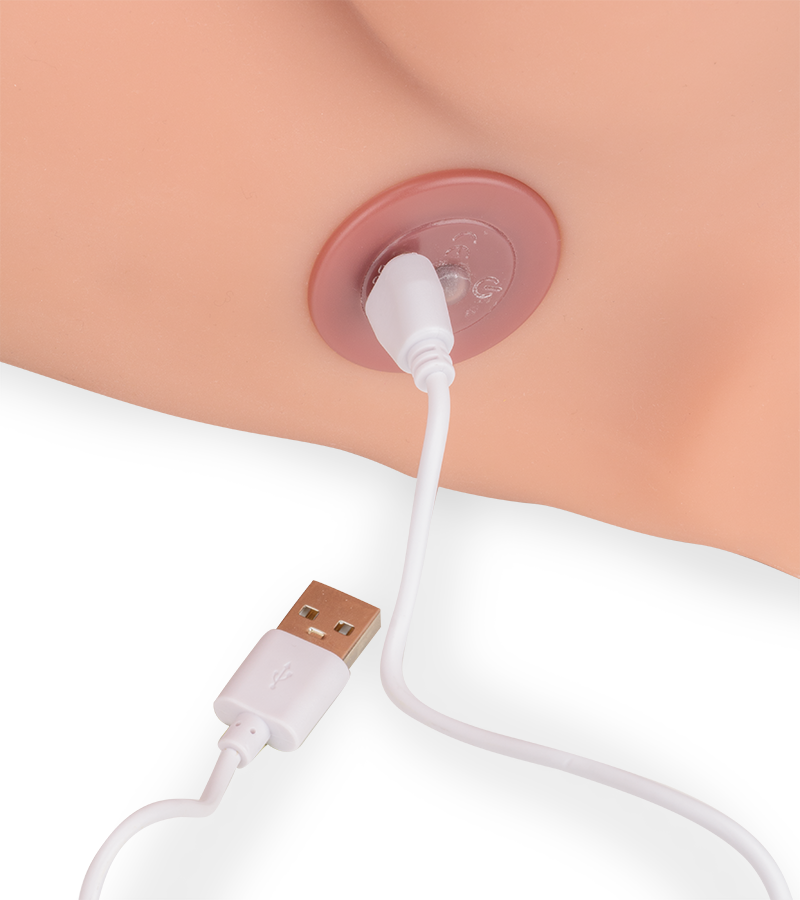 Inaya trans sex torso with anus and vibrating thrusting penis 22.00 lb