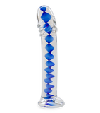 Infinity glass dildo