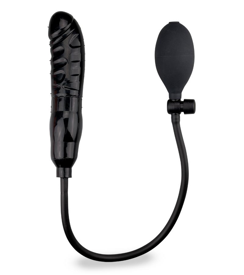 Inflatable anal dildo