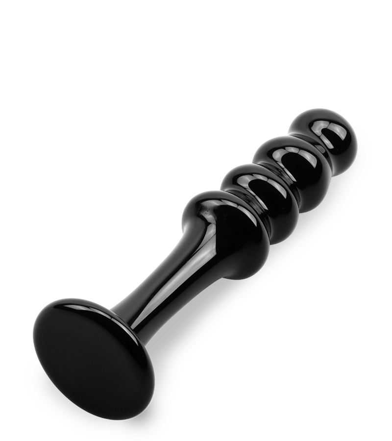 Invader glass butt plug