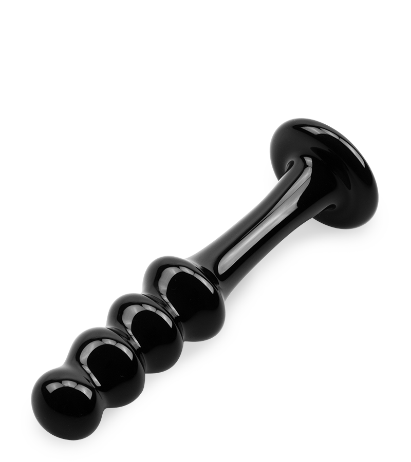 Invader glass butt plug