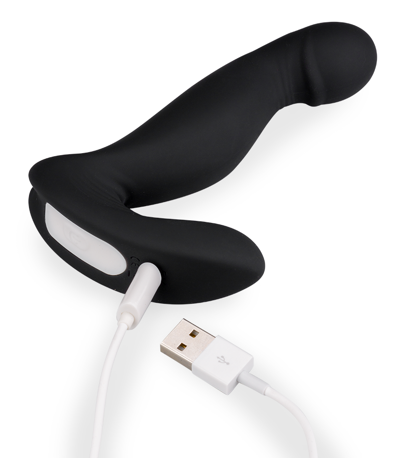 Jiggle vibrating and rotating prostate stimulator