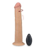 Jim rotating and vibrating suction cup dildo 9.75 inches