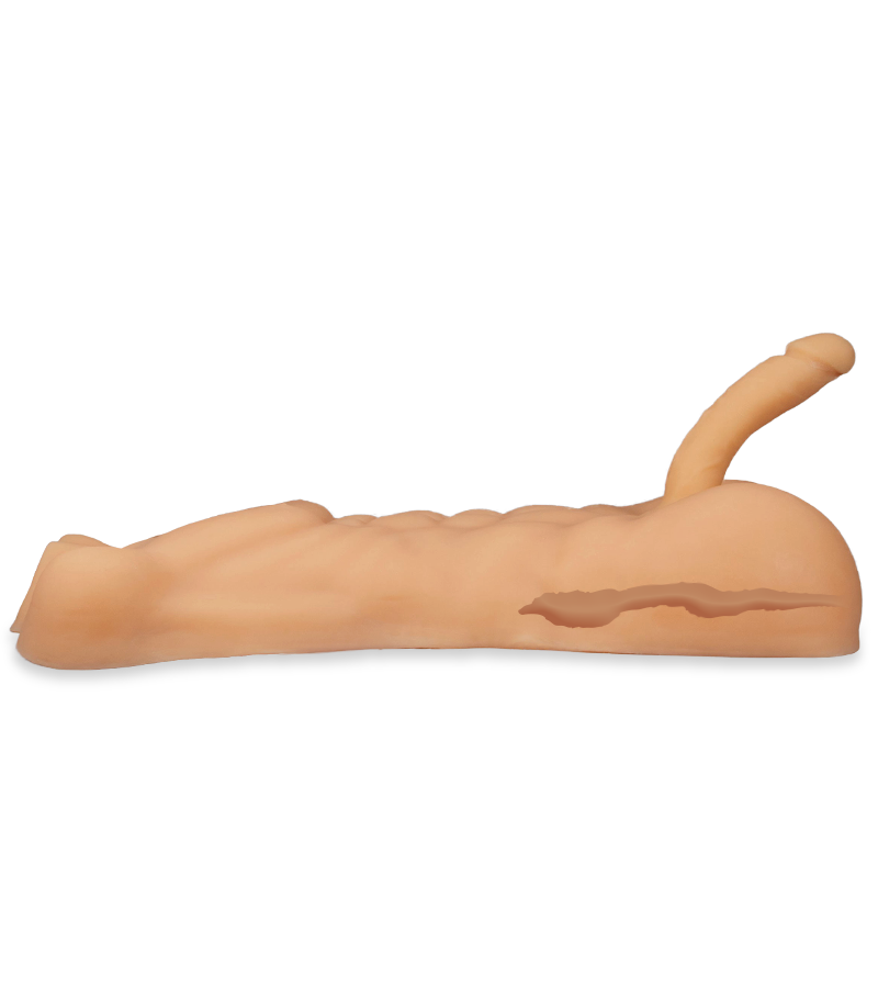 Jonathan realistic male sex torso with penis and anus