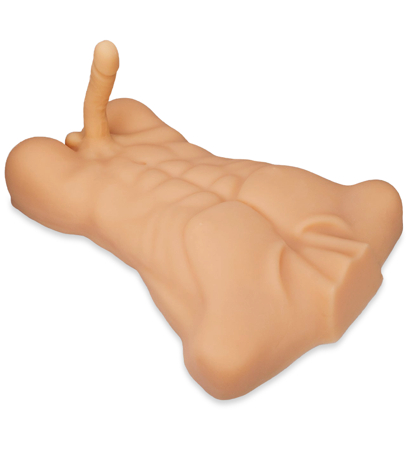 Jonathan realistic male sex torso with penis and anus