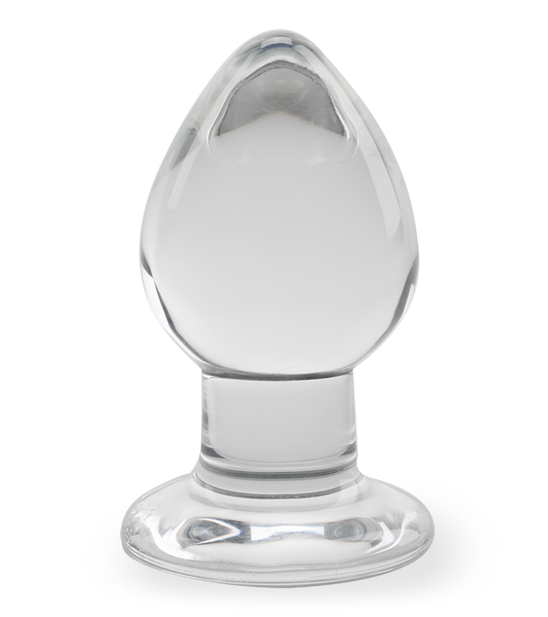 Joy glass butt plug