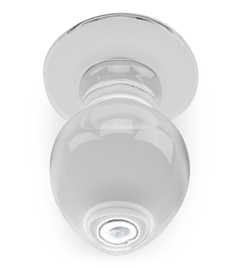 Joy glass butt plug