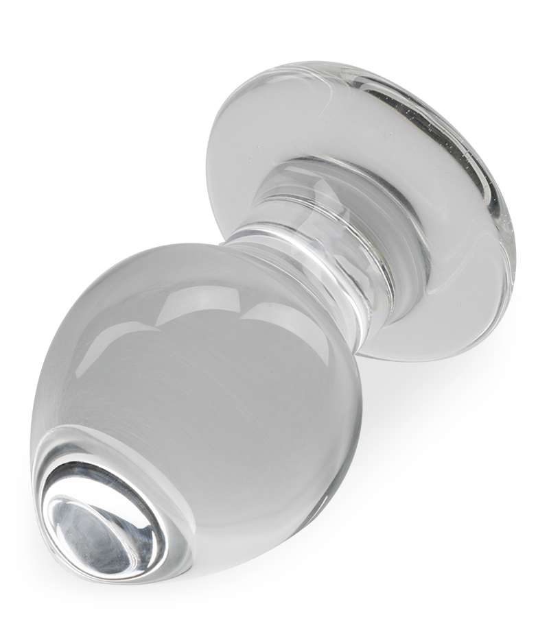 Joy glass butt plug