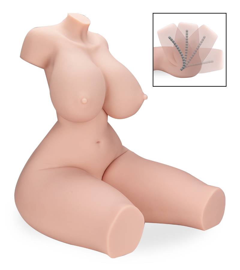 Joyce curvy ass breasts and vagina masturbator 32 lb