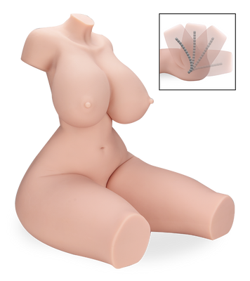 Joyce curvy ass breasts and vagina masturbator 32 lb