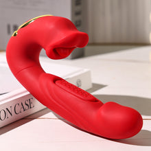 Load image into Gallery viewer, Joylume Between Us 4 in 1 rose rabbit vibrator with clitoral suction and G spot stimulation