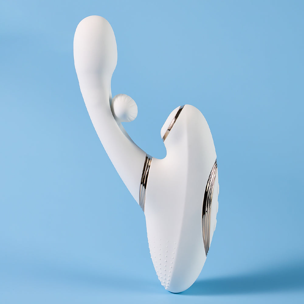 Joylume Good Angle vibrator featuring curved head design for g spot targeting
