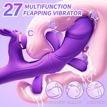 Load image into Gallery viewer, Joylume Good Trouble vibrator featuring flexible flapping clitoral arm detail