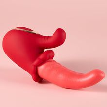 Load image into Gallery viewer, Joylume Lamia vibrator designed for combined clitoral licking and G spot play