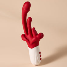 Load image into Gallery viewer, Joylume Private Flick wearable rose vibrator shown in lifestyle setting
