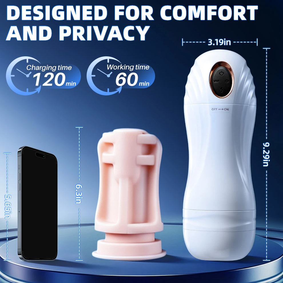 Switchsuck Dual Sleeve Pleasure Automatic Male Masturbator