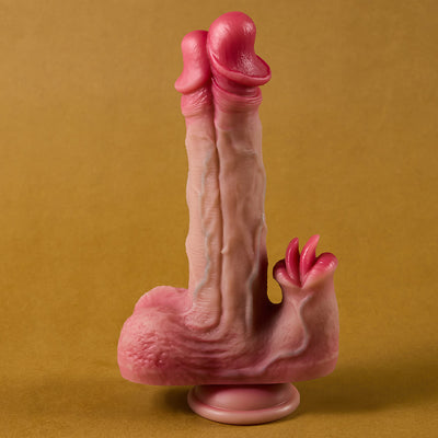 Joylume Under Pressure vibrator featuring flexible tongue design detail