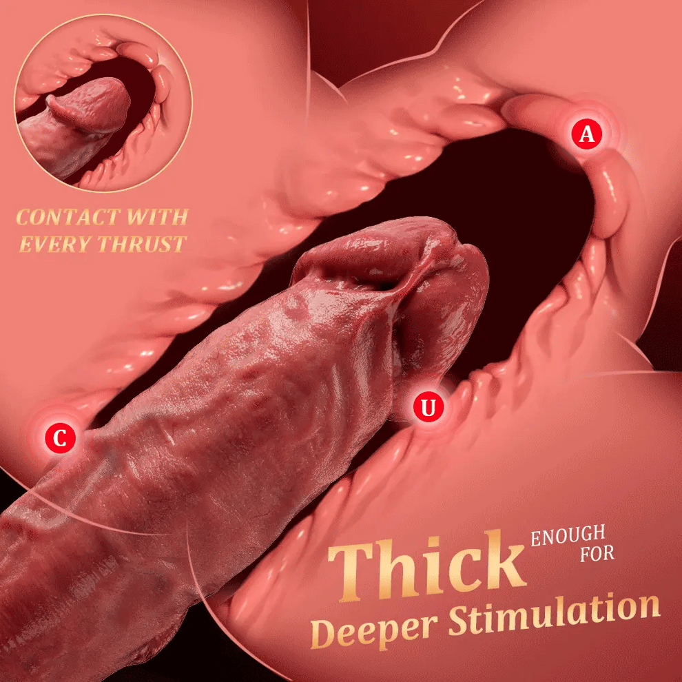 Wild Kiss 360° Licking & Thrusting Dildo