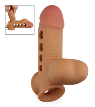 Load image into Gallery viewer, Juan inflatable cock sleeve with ball loop