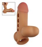 Juan inflatable cock sleeve with ball loop
