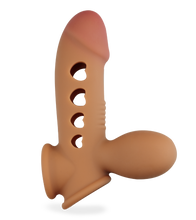 Load image into Gallery viewer, Juan inflatable cock sleeve with ball loop