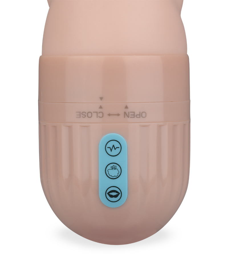 Judy realistic masturbator with suction and vibrations