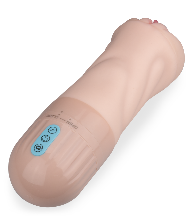 Judy realistic masturbator with suction and vibrations