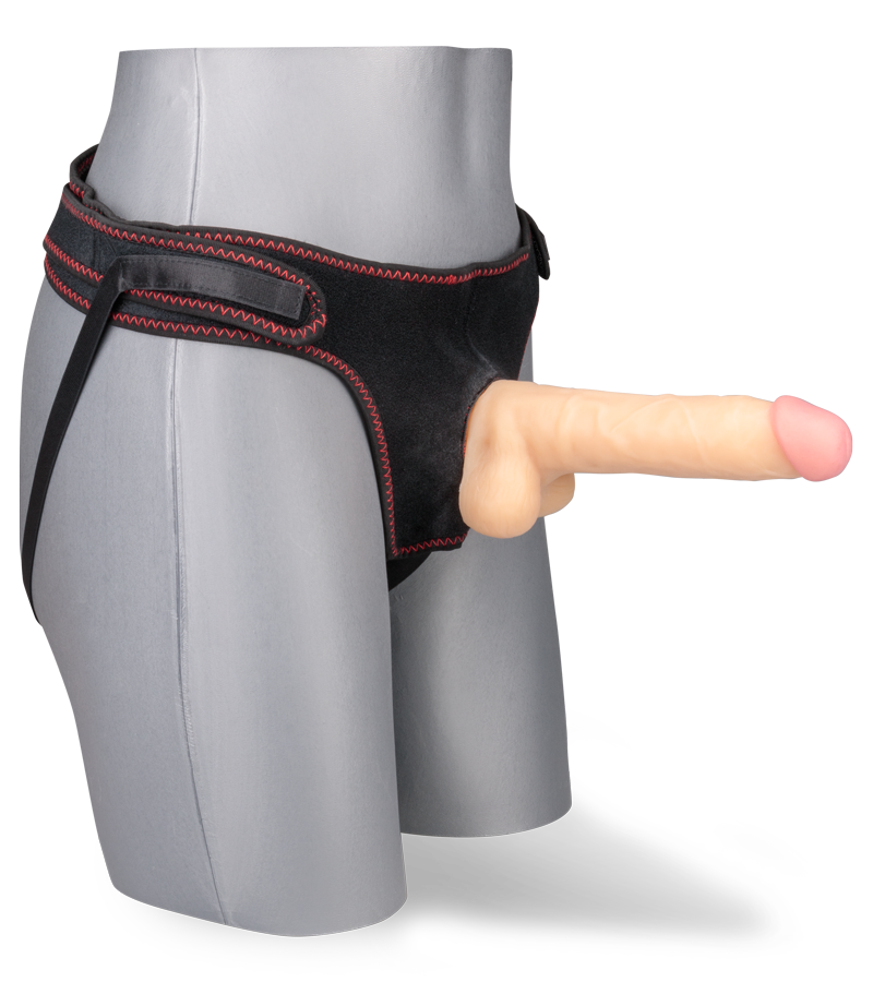 Jupiter realistic suction cup strap on dildo