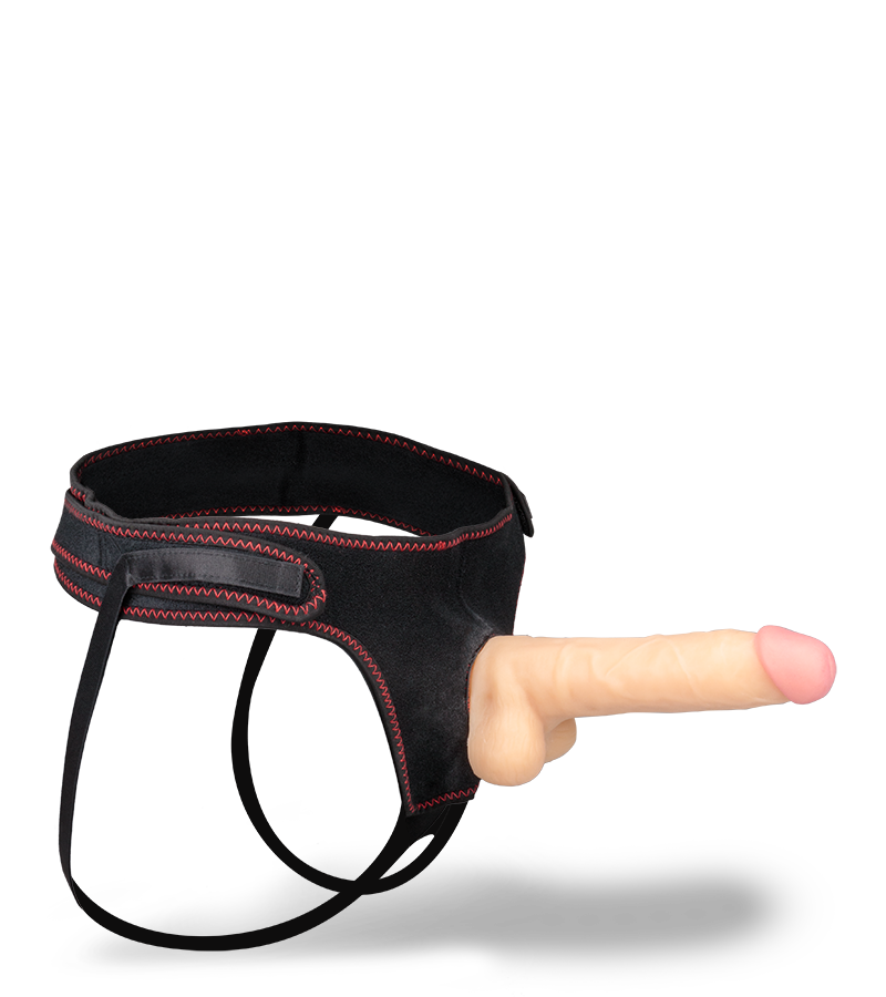 Jupiter realistic suction cup strap on dildo