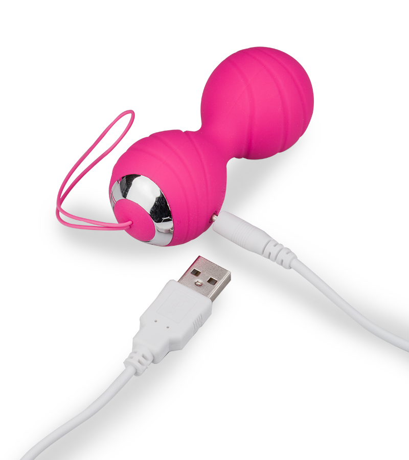 Kegel balls with vibrating remote control