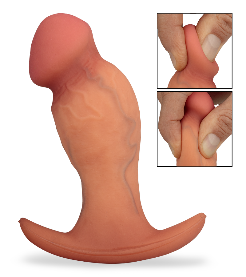 Kenny realistic penis silicone butt plug 3.75 inches