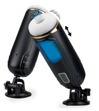 Load image into Gallery viewer, Kimi vibrating and thrusting masturbator with suction action