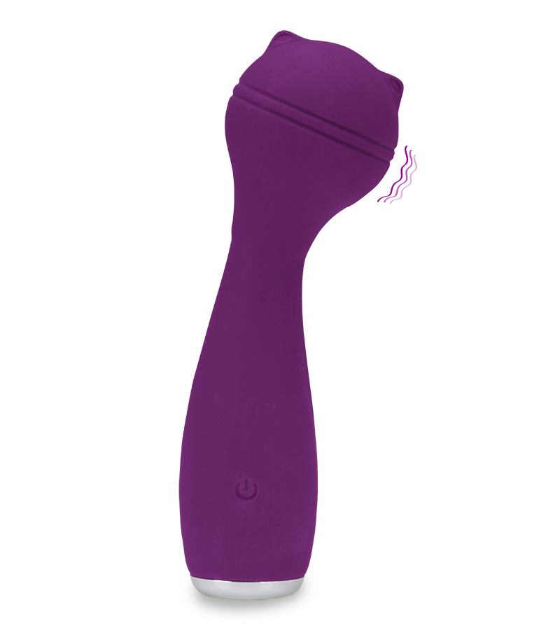 Kitty clitoris wand vibrator and stimulator