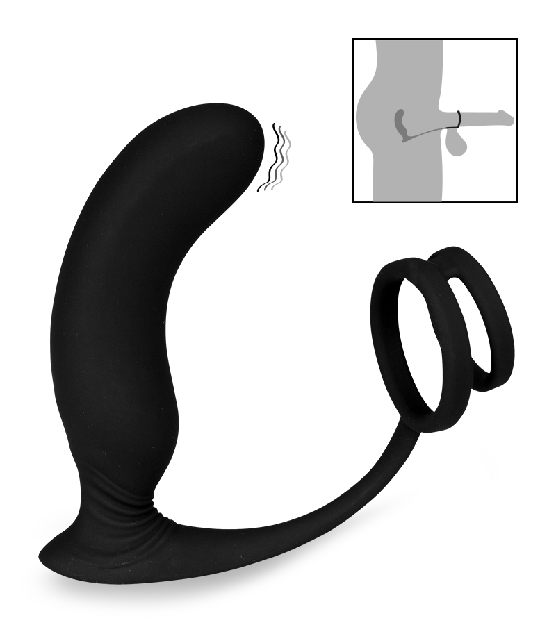 Lanco vibrating cock ring prostate stimulator