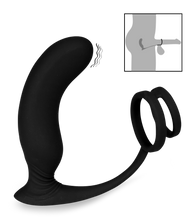 Load image into Gallery viewer, Lanco vibrating cock ring prostate stimulator