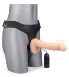 Landon extra-large vibrating strap-on dildo