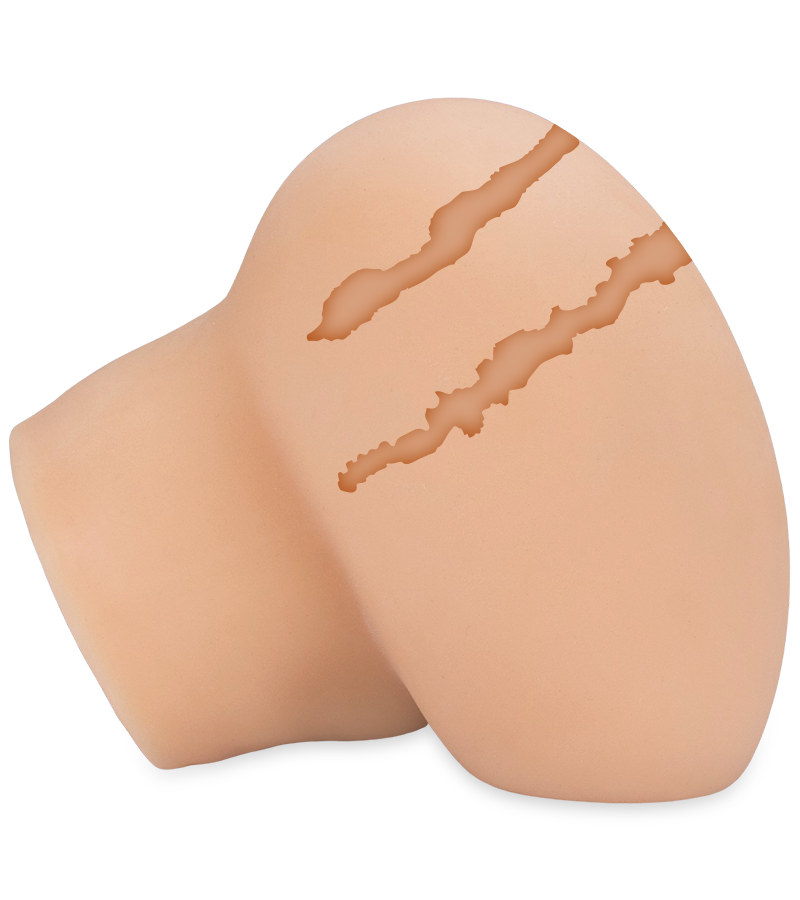 Large artificial ass and vagina 10.75 lb