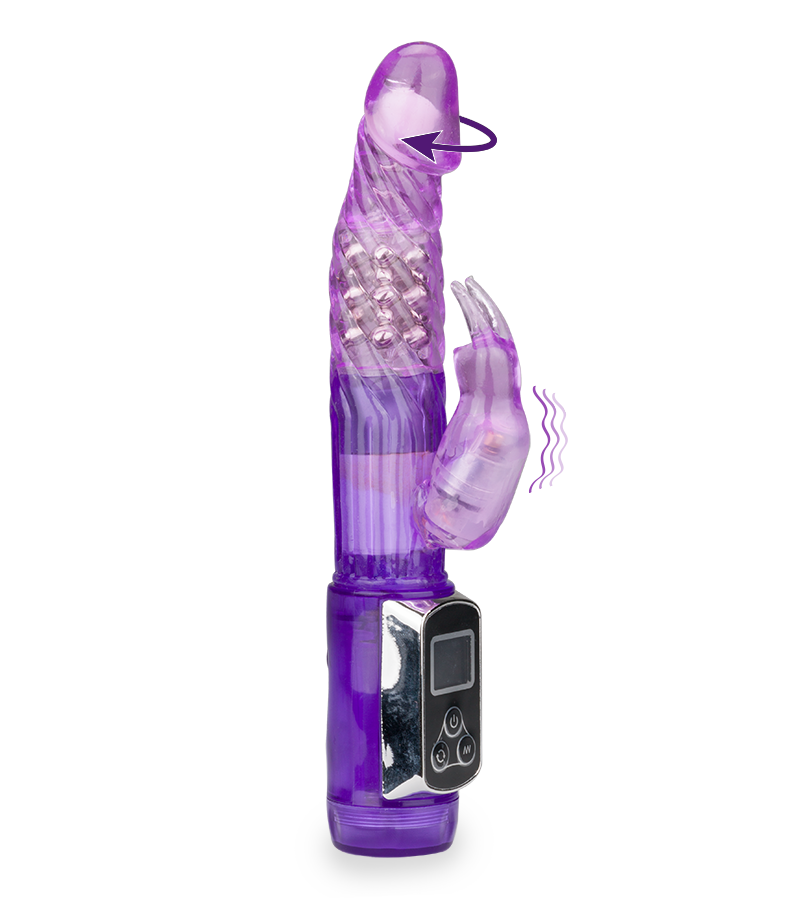 LCD Screen Jack rabbit vibrator