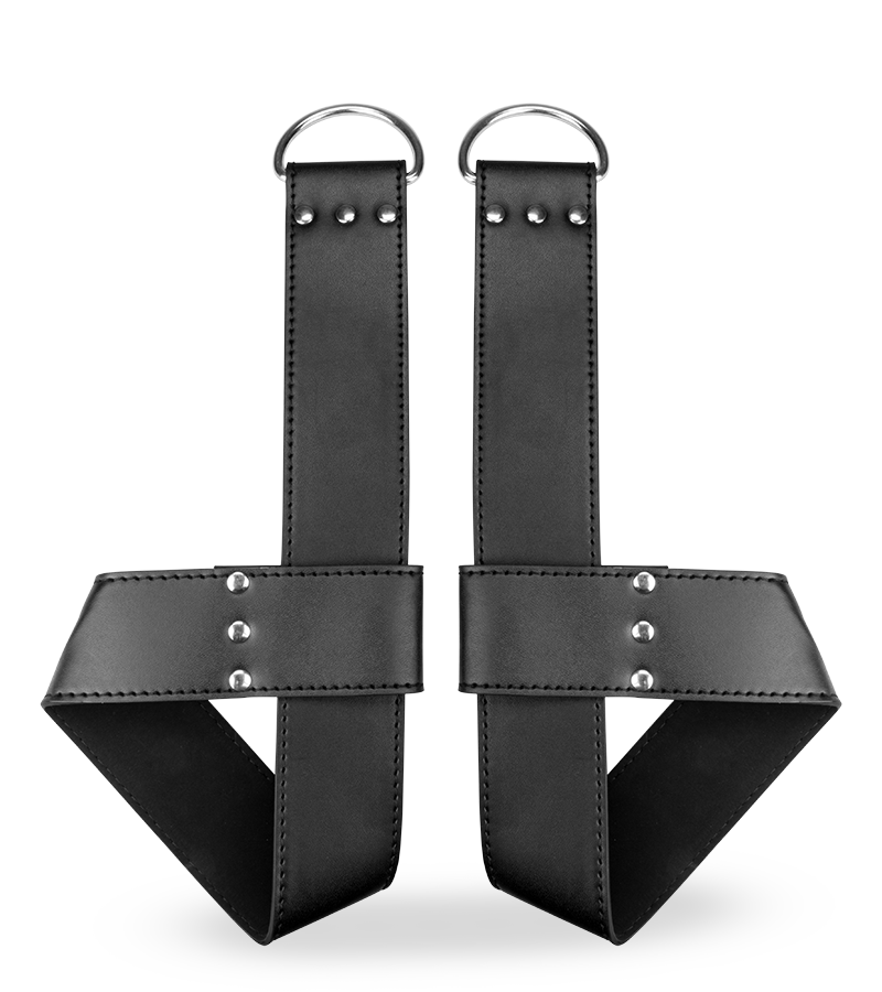 Leather Wrist Restraints for Bondage Play