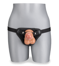 Load image into Gallery viewer, Long Textured Strap-On Dildo Set