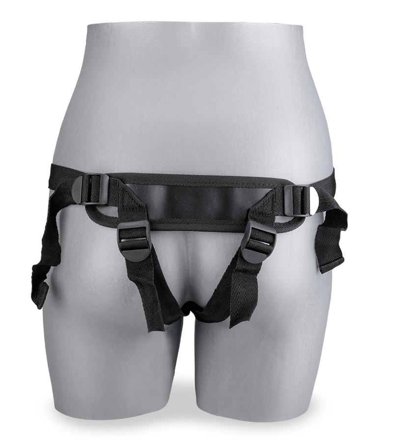 Long Textured Strap-On Dildo Set