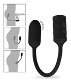 Looping remote-controlled vibrating stimulator