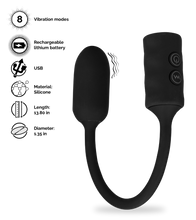 Load image into Gallery viewer, Looping remote-controlled vibrating stimulator