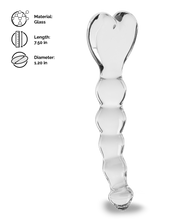 Load image into Gallery viewer, Love Arrow glass dildo