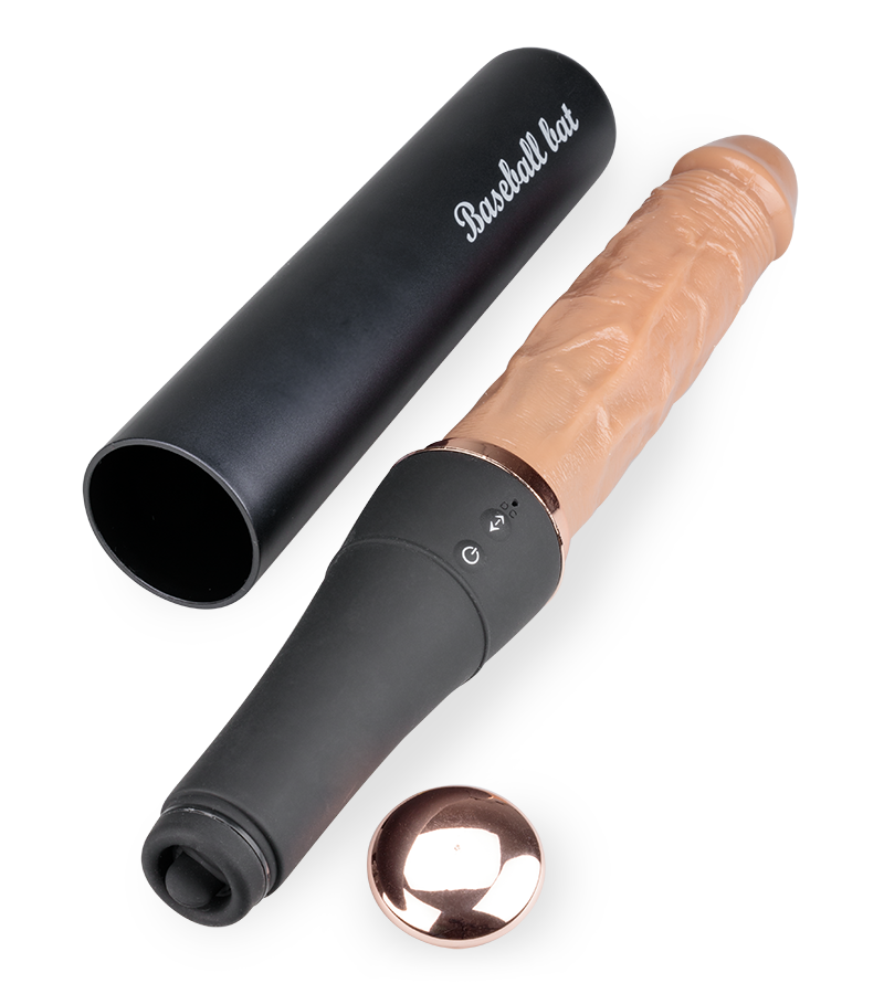 Love Bat thrusting and vibrating dildo with clit stimulator